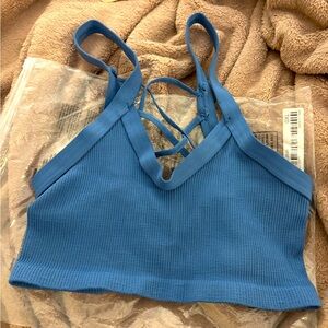 Strappy Blue sports bra 💙 NWT